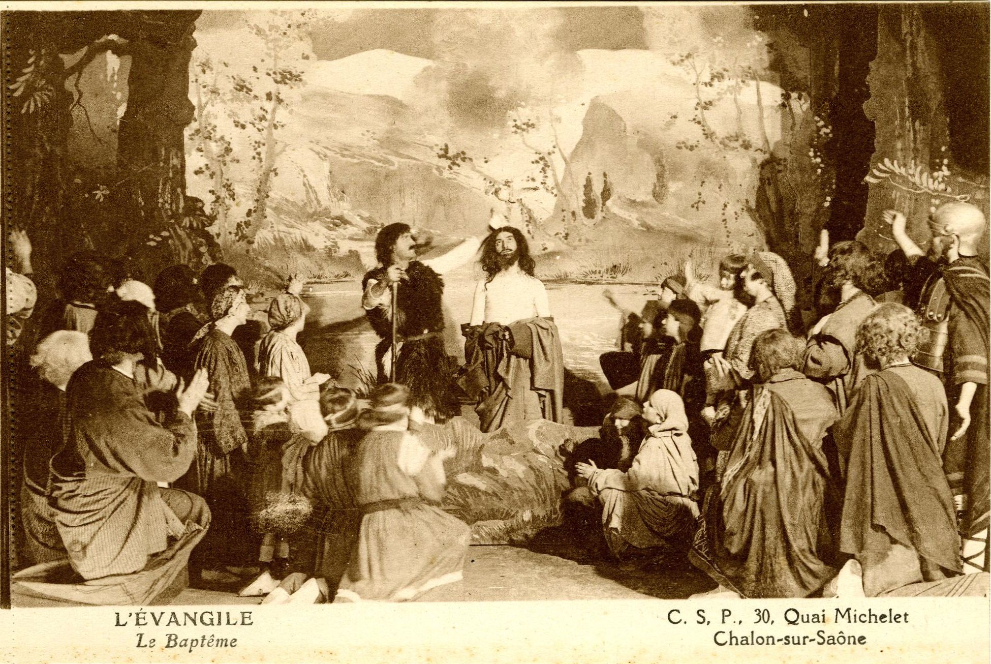 CSP, 30 quai Michelet, Chalon-sur-Saône. L'Evangile, Le baptême.