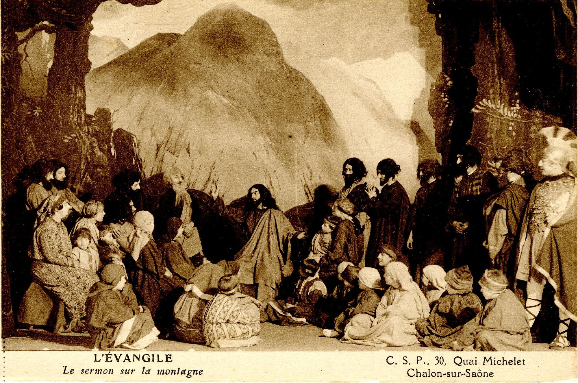 CSP, 30 quai Michelet, Chalon-sur-Saône. L'Evangile, Le sermon sur la montagne.