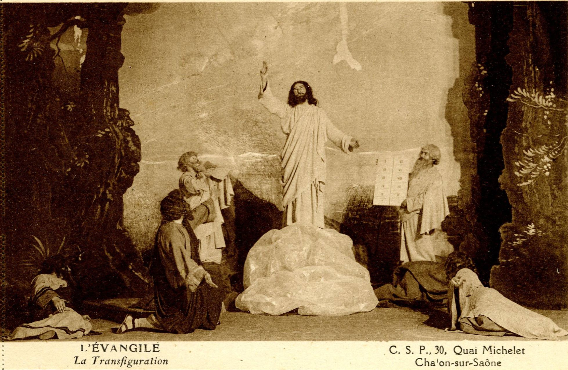 CSP, 30 quai Michelet, Chalon-sur-Saône. L'Evangile, La transfiguration.