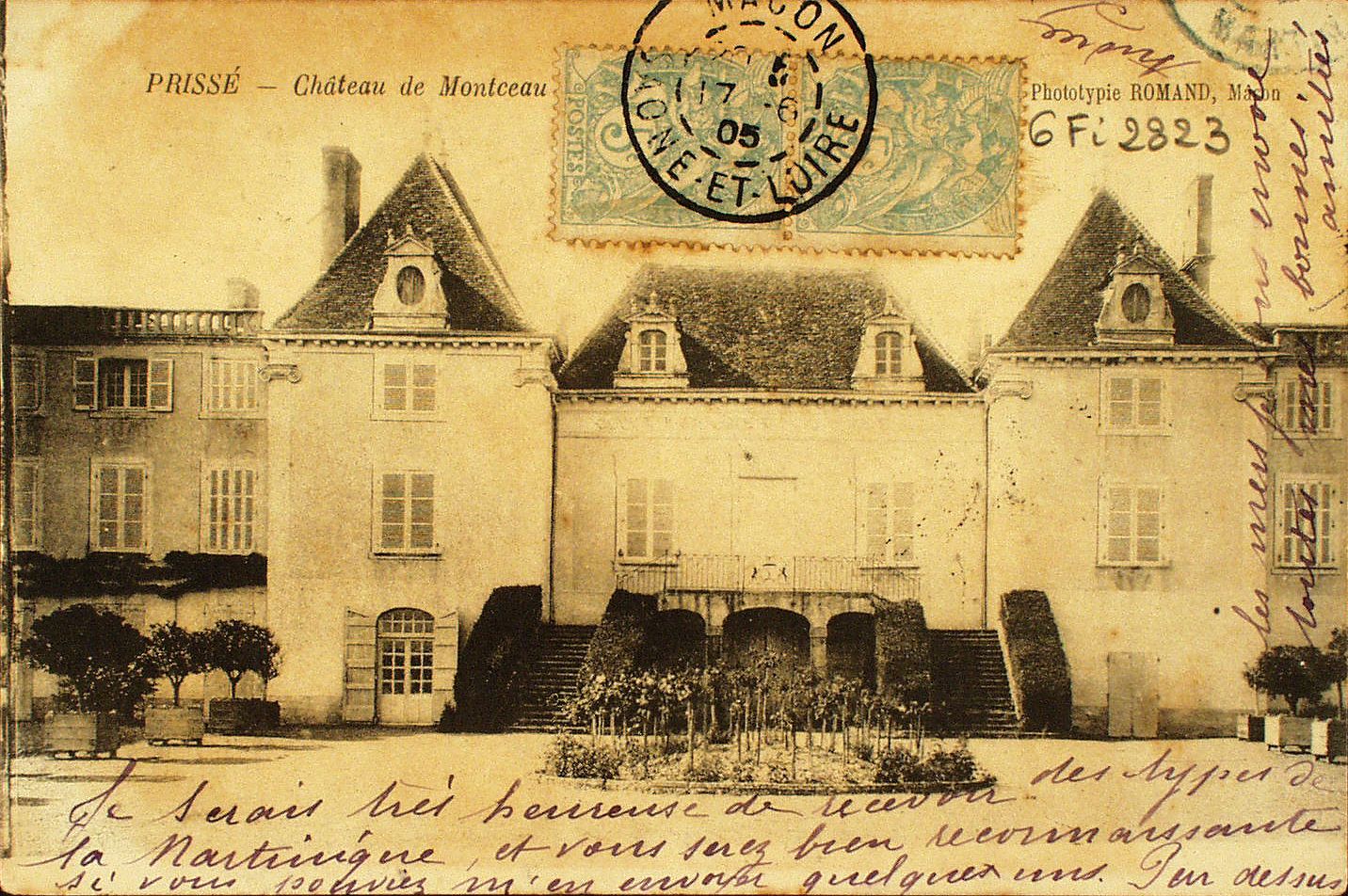 Prissé. Château de Montceau...