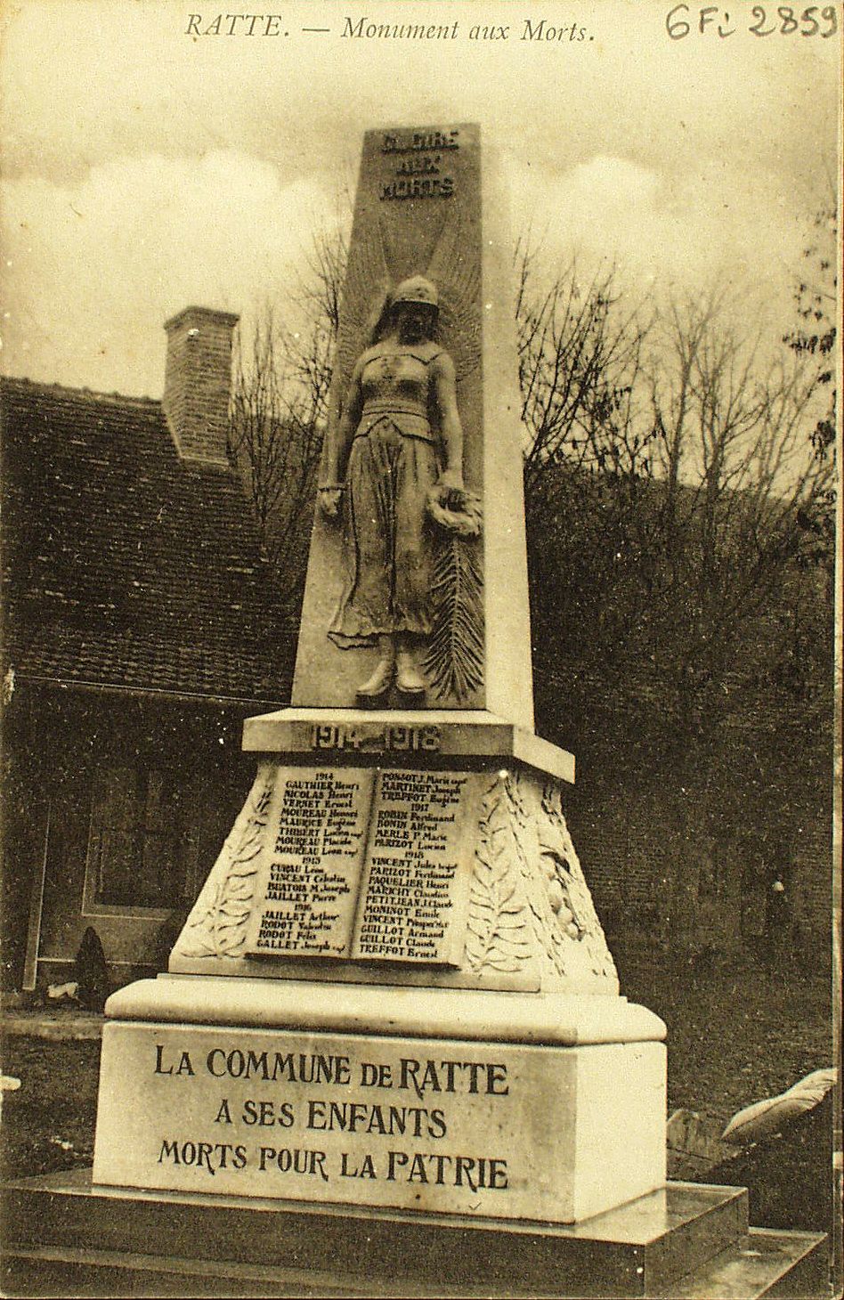Ratte. Monument aux morts.