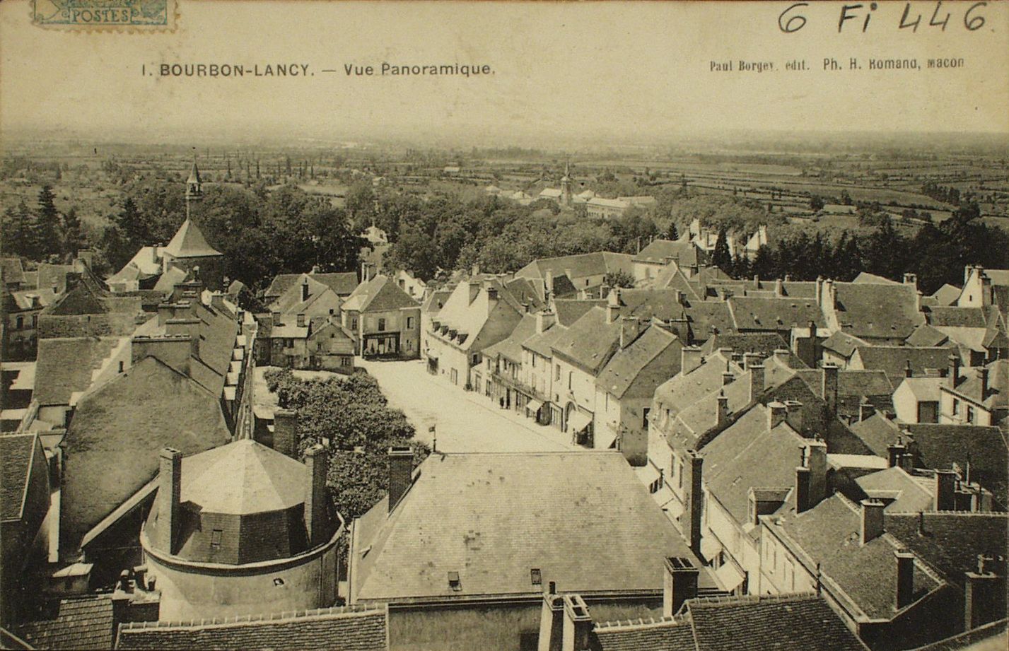 Bourbon-Lancy. Vue panoramique.