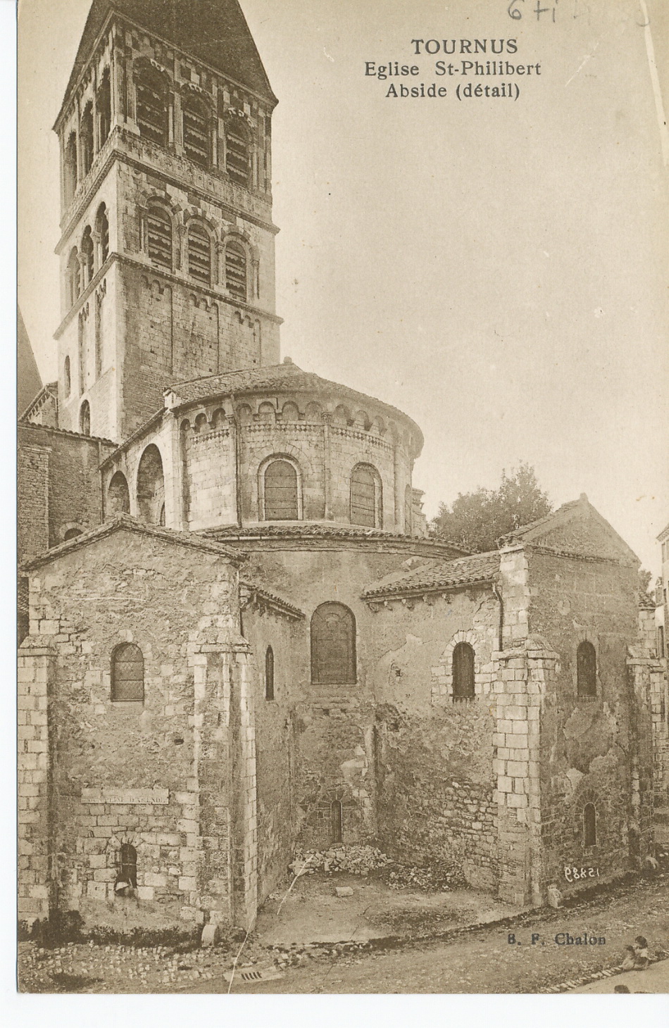 Tournus. Eglise Saint-Philibert. Abside (détail).