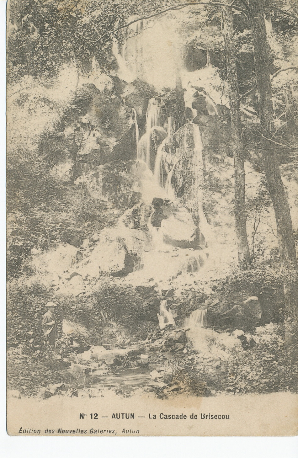 Autun. La Cascade de Brisecou.