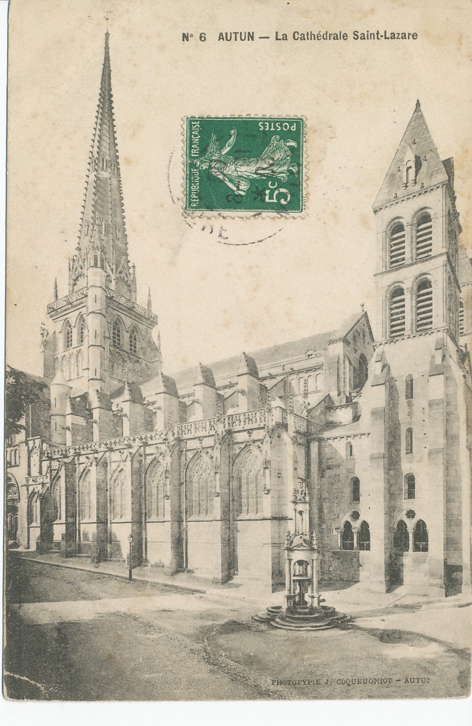 Autun. La cathédrale Saint-Lazare.
