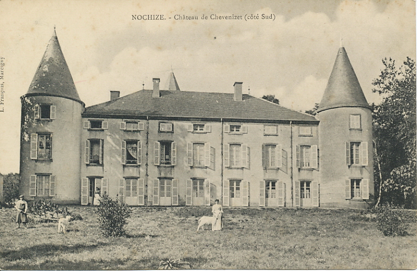Nochize. Château de Chevenizet (côté Sud).
