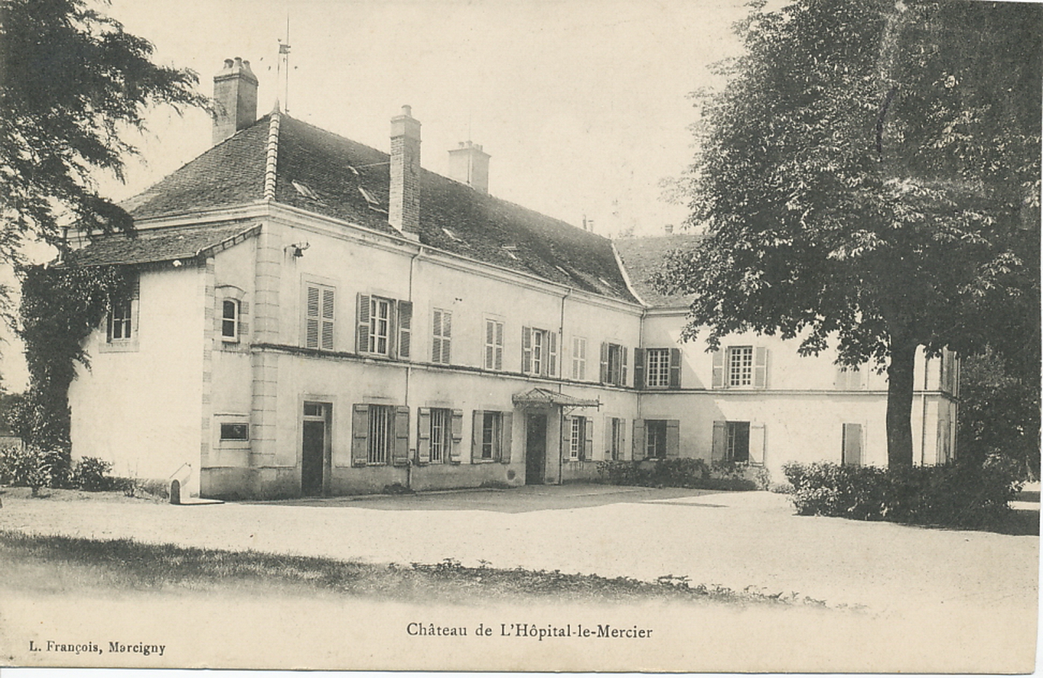 Château de l'Hôpital-le-Mercier.