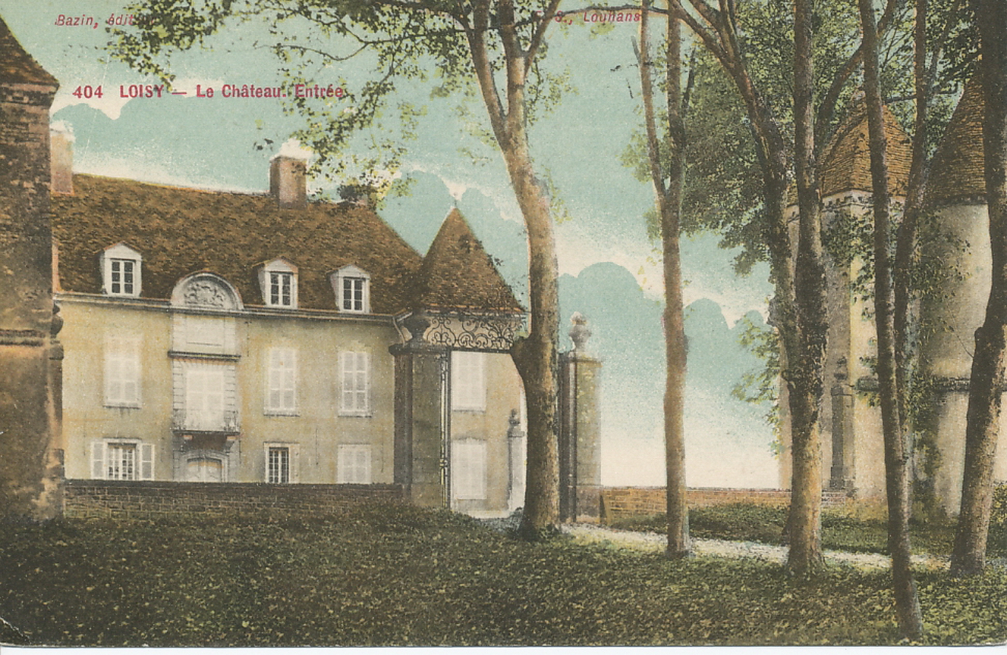 Loisy. Le château. Entrée.