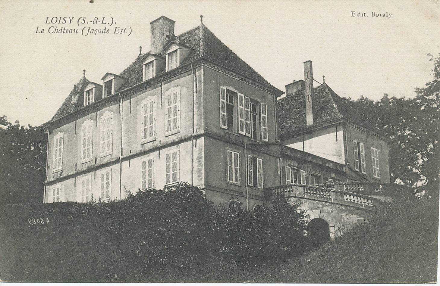 Loisy. Le château (façade Est).