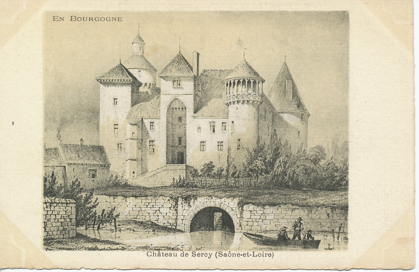 Château de Sercy (Saône-et-Loire).