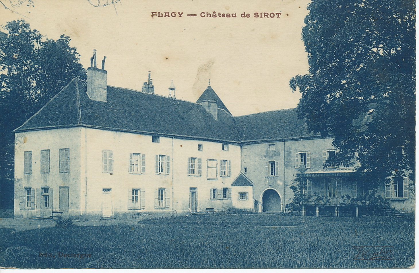 Flagy. Château de Sirot.