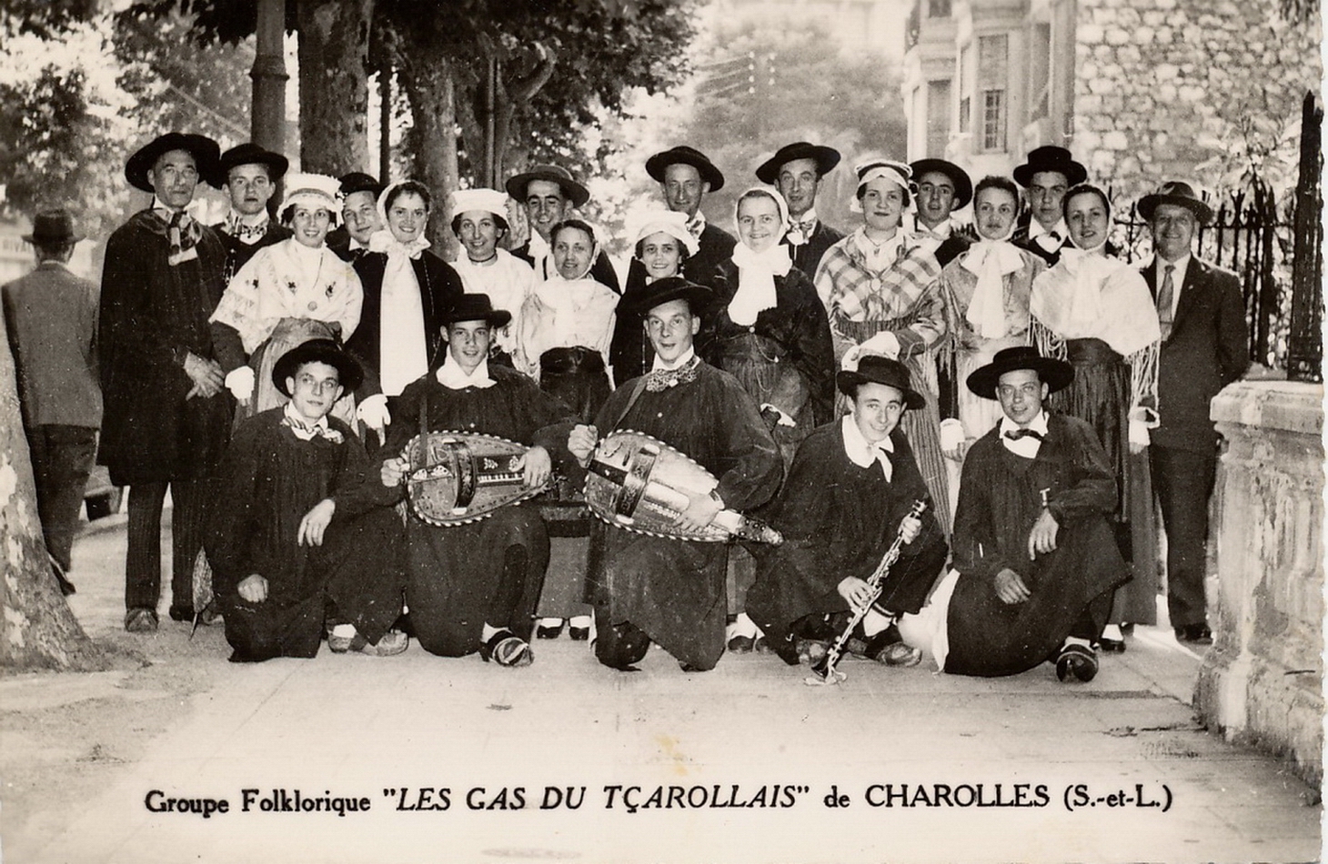 Groupe folklorique. Les gâs du tçarollais de Charolles.